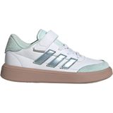 Adidas JH8569 Courtblock Beyaz Mavi Çocuk Spor Ayakkabı