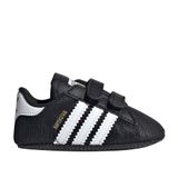 Adidas JH9971 Siyah Superstar Crib Bebek İlk Adım Ayakkabısı