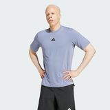 Adidas JI8185 Designed For Training Intensity Gümüş Erkek T-Shirt