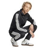 adidas JI8858 3S TR TT TS Siyah Fermuarlı Regular Fit Erkek Eşofman Takımı