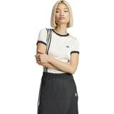 Adidas JJ0961 Mavi Knitted 3S Tee Kadın Günlük Tişört