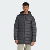 Adidas JM4061 Essentials CLIMAWARM 3-Stripes Light Down Kapüşonlu Erkek Mont