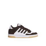 Adidas JS2209 RAPID COURT LOW Koyu Kahve Deri Erkek Lifestyle Ayakkabı