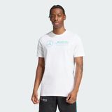 Adidas JV5456 Mercedes AMG Petronas Formula One Team DNA Graphic Beyaz Erkek T-Shirt