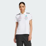 Adidas JV5741 Mercedes Amg Petronas Formula One Team Training Beyaz Polo Kadın T-Shirt