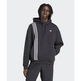 Adidas JV9879-001 Front Stripes Hoodie Siyah Erkek Sweatshirt