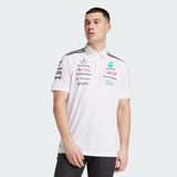 Adidas JW0586 Mercedes AMG Petronas Formula One Team Polo Beyaz Erkek T-Shirt