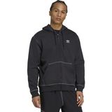 Adidas JW0969 Essentials Trefoil Tam Boy Fermuarlı Erkek Kapüşonlu Üst