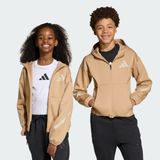 Adidas JW4004 Kahverengi Z.N.E. Full-Zip Çocuk Günlük Stil Sweatshirt
