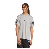 Adidas JW4785 Future Icons 3 Stripes Gri Erkek T-Shirt