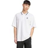 Adidas JW5898 Beyaz Loose Polo Erkek Günlük Tişört