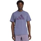 Adidas JW7402 Mor Tr-Es Fr Logo T Erkek Antrenman Tişörtü