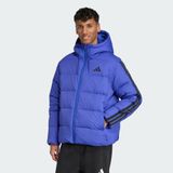 Adidas JW9099 Essentials CLIMAWARM 3-Stripes Light Down Kapüşonlu Erkek Mont