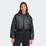 Adidas JX5332 Pleather Bomber Kadın Mont - Siyah - XS