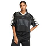 Adidas JY6971 W STA SEAS TEE Siyah V Bol Kesim Kadın T-Shirt
