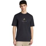 Adidas JZ7516 M Ct Ill Q2 T Siyah Bisiklet Yaka Normal Baskılı Erkek T-Shirt