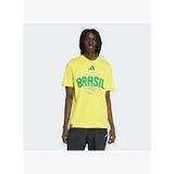 adidas JZ8923 BRA OLP TEE Erkek FIFA Dünya Kupası 26™ Brezilya Tişörtü