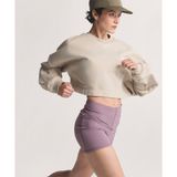 Adidas KA6118-001 Bej ADI365 Hermanos Koumori Running Crew Kadın Sweatshirt