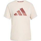 Adidas Kadın Bej T-Shirt Run Ess Bl T W KA0280