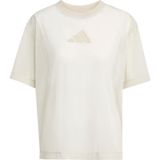 adidas Kadın Bej T-shirt W ALL SZN SH T JV9873 - XS