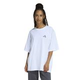 adidas Kadın Beyaz Kısa Kollu Tişört L Beden SOFT SIDE OS T WHITE Modeli
