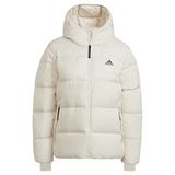 adidas Kadın Beyaz Mont, Regular Kalıp, Fermuarlı, L Beden