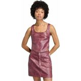 Adidas Kadın Bordo T-Shirt Pleather Corset KD8786 - 2XL