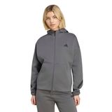 Adidas Kadın Eşofman Üstü Tam Fermuarlı Kapüşonlu Sweatshirt Regular Fit