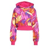 adidas Kadın FARM HOODIE Sweatshirt BOPINK/SPRYEL/LUCFUC XS