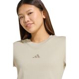 adidas Kadın Haki Kısa Kollu Tişört XL Beden W FI SL BB TEE WOCA Modeli