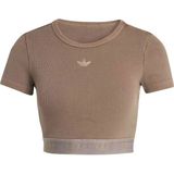 Adidas Kadın Kahverengi T-Shirt Ess Wash T KE3226 - M