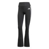 adidas Kadın Optime Essentials 3 Çizgili Kloş Tayt Tayt, Siyah/beyaz, XL