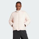 adidas Kadın Outdoor Mont IK0448 Pembe Fermuarlı Astarlı L Beden Gizli Cep Özellikli