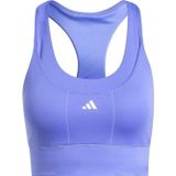 Adidas Kadın Run Pocket Medium-Support Sporcu Sütyeni Mavi Bra Iw5331