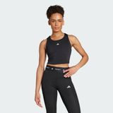 adidas Kadın Siyah Tank Top Crop Tk Rahat Kesim ile Günlük Kullanım İçin Şık Tasarım - XL