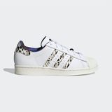 adidas Kadın Superstar Spor Ayakkabı Beyaz Deri Tabanı Kauçuk Günlük Spor Ayakkabı Kullanım İçin Rahat