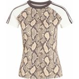 Adidas Kadın T-Shirt Snake Prınt Calı Tee KX1888 - M - Bej