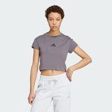 adidas Kadın T-shirt W FI SL BB TEE JE4004 - Gri