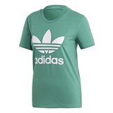 adidas Kadın Trefoil Tişört 44 Yeşil
