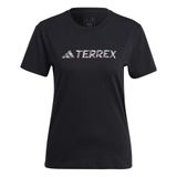 adidas Kadın W Logo Tee Tişört, Black, S