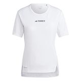 adidas Kadin W Mt Tee Tişört, White, S