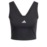 adidas Kadın W SL SJ TK Tişört (Kolsuz) WHITE/BLACK L
