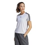 adidas Kadin W Tr-Es 3S T Tişört, Black/White, M