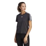 adidas Kadin W Tr-Es 3S T Tişört, Black/White, S
