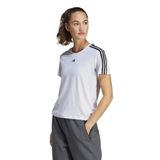 adidas Kadin W Tr-Es 3S T Tişört, White/Black, Xs