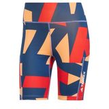 adidas Kadın WMT 8in T AOP Kısa Şort SEIMOR/PURRUB/PURRUB/SECOBL M