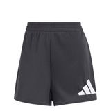 adidas Kadın Workout Essentials Big Performance logolu antrenman şortu, sportif yaşam tarzı, Siyah, S