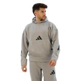 adidas Kapüşonlu Sweatshirt Z.N.E. HD, L, JE3070, Gri, erkek