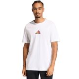 Adidas KB9501 ESP TNG G T Beyaz Bisiklet Yaka Fit Baskılı Erkek T-Shirt