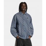 Adidas KD0397-001 Mavi Denim Monogram Shirt Erkek Gömlek